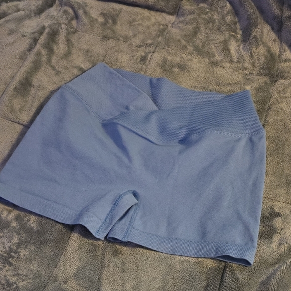Amazon Pants - Amazon Women's Blue Bike Shorts